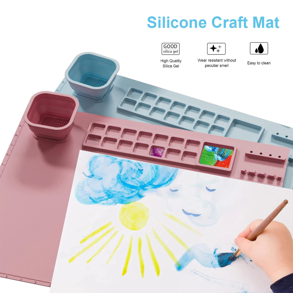 Tapete de silicone para pintura